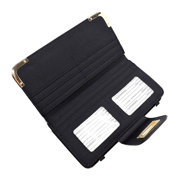 NEW Plaid Check Turn Lock Wallet - Picture 7 of 7